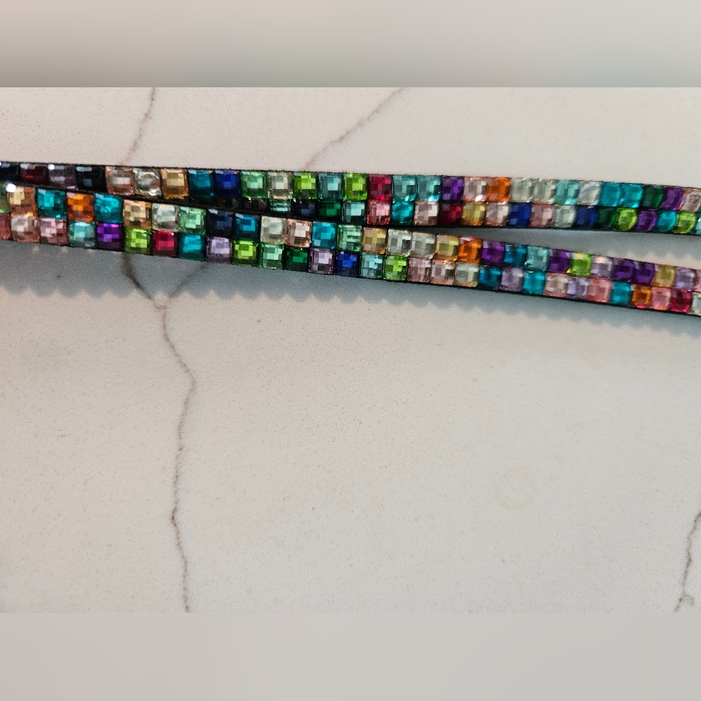 3/$10 NWOT Colorful Beaded Lanyard w/keyring